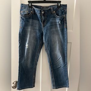 Maurice’s blue Jean capri pants